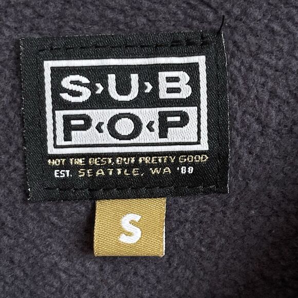 Subpop Label Pullover Mens Small Sweatshirt Nirvana Soundgarden 90s Retro - Picture 6 of 12